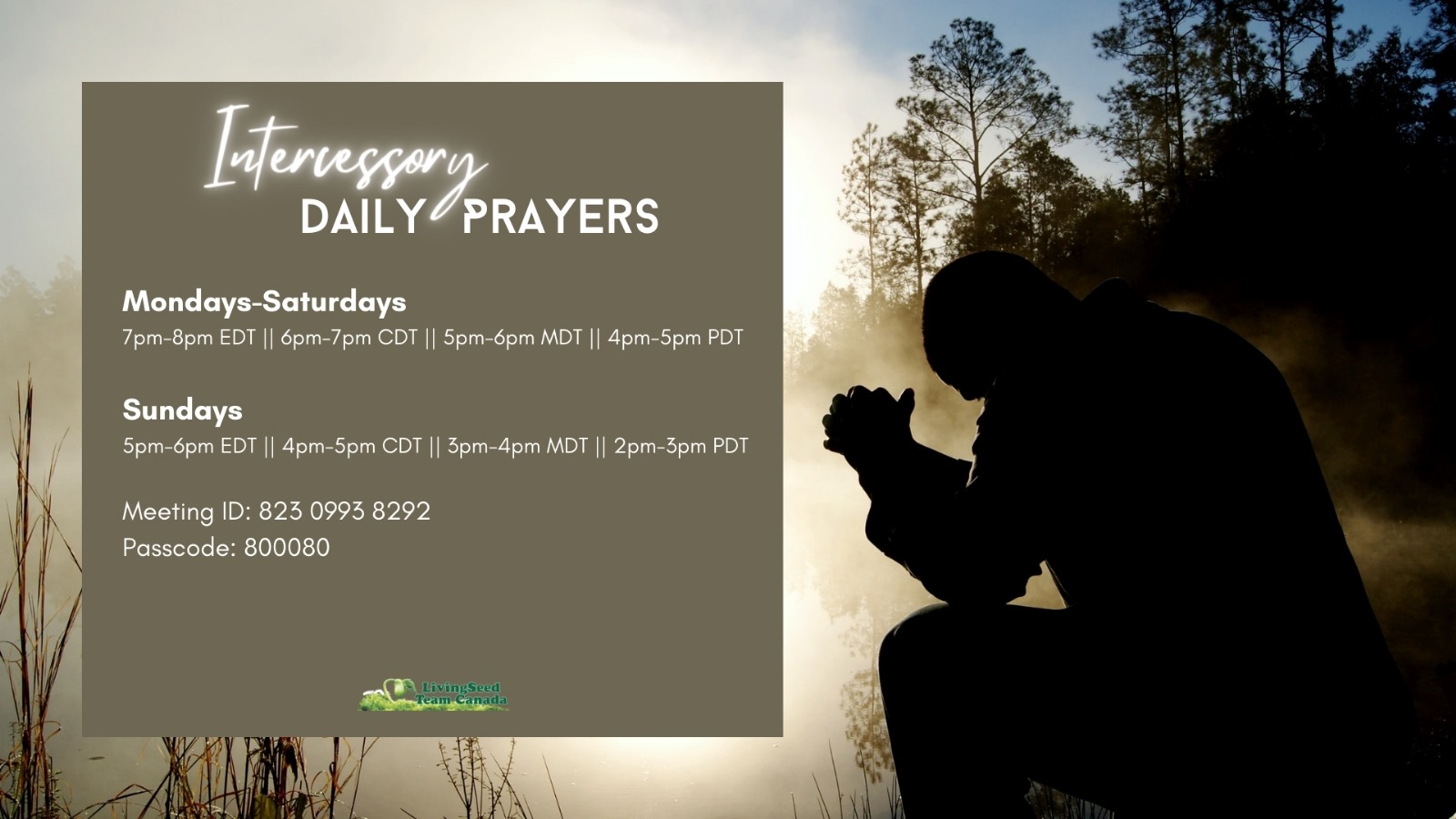 Intercessory Prayer Slide Intercessory Prayer Slide