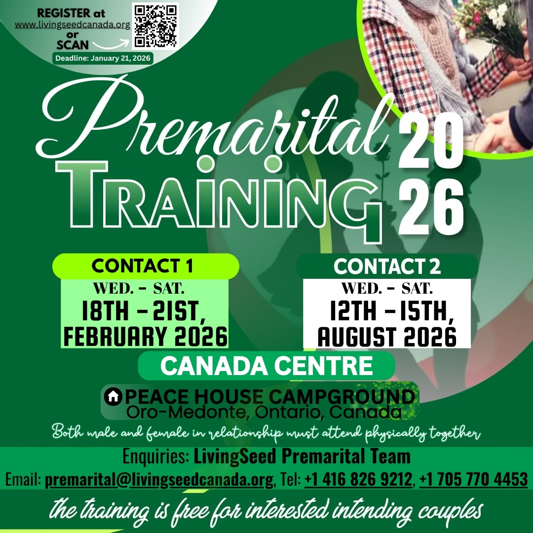 2026 - Premarital Training